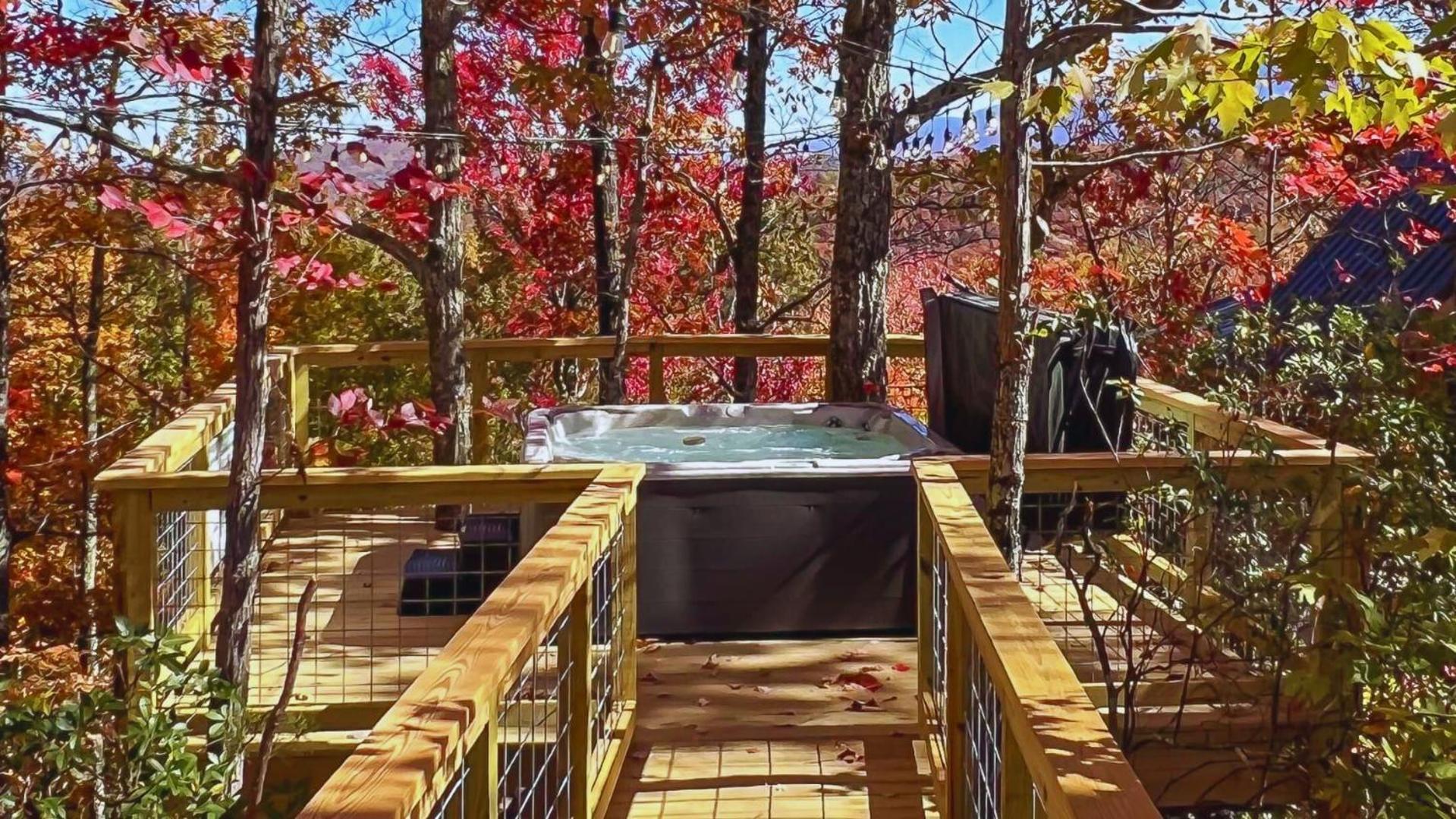 The Blackjack Oak In Treehouse Grove At Norton Creek Gatlinburg Exterior foto